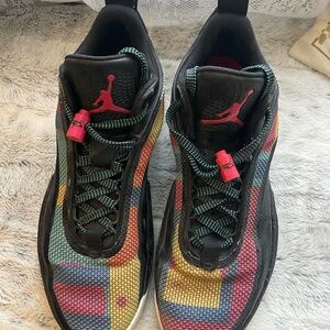 Jordan 36 black multi color men’s sneakers